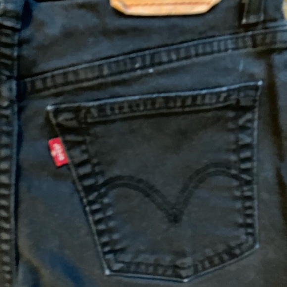 Levi’s 512 Tapered Slim High Rise Black Denim 6M - Picture 8 of 8